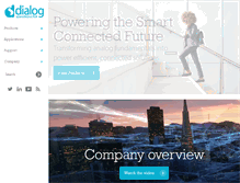 Tablet Screenshot of dialog-semiconductor.com